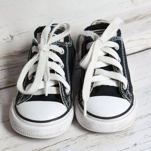 Toddler Black Converse All Star Size 6